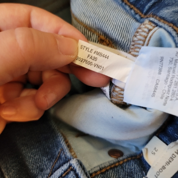 Madewell Slim Demi-Boot Jeans Size 25 - Picture 7 of 12
